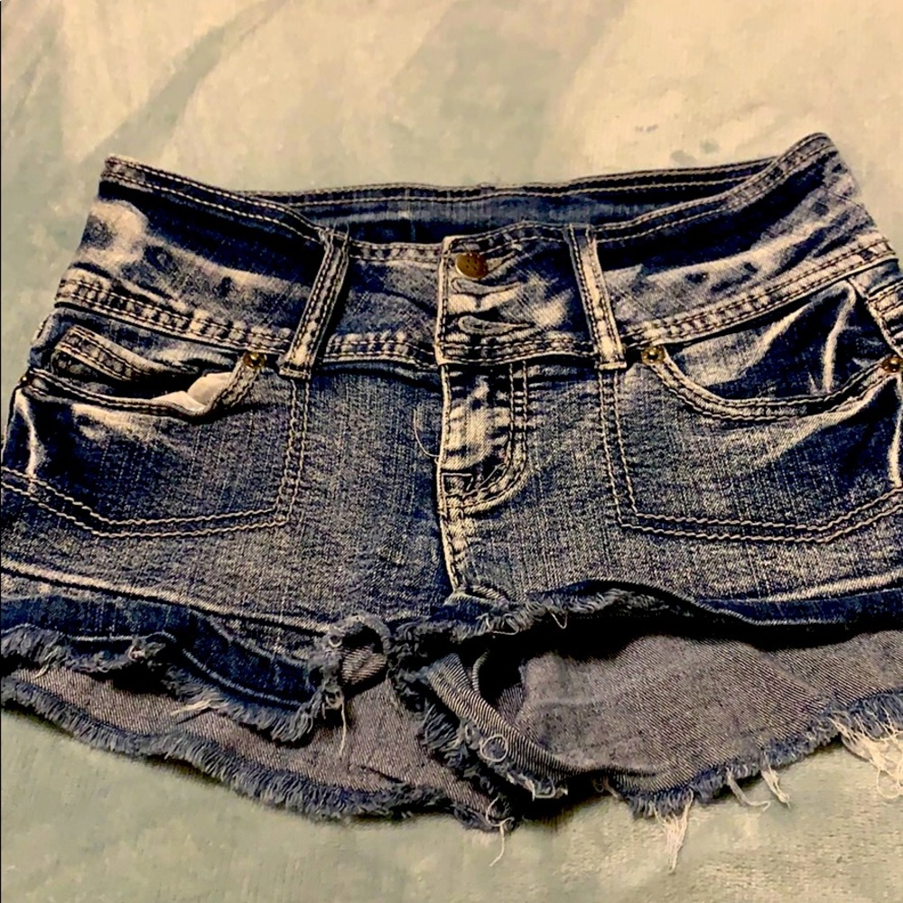 Low Rise Jeans Shorts